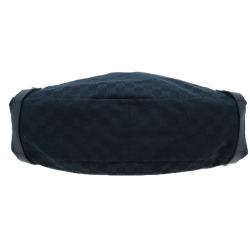 Pre Owned Gucci Black Monogram Canvas Abbey D-Ring Hobo