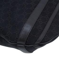 Pre Owned حقيبة غوتشي أبي كانفاس بني داكن مونوغرامي متحولة