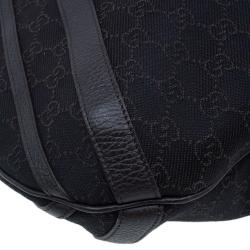 Pre Owned حقيبة غوتشي أبي كانفاس بني داكن مونوغرامي متحولة