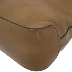 مملوكة مسبقًا Gucci Brown Leather Medium Marrakech Tassels Metal G Hobo