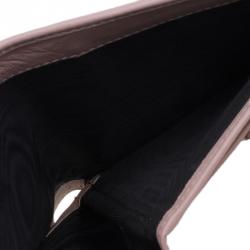 مملوكة مسبقًا محفظة غوتشي جلد ثعبان و كانفاس غوتشيسما بقلاب مضغوطة