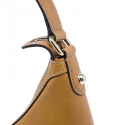 مملوكة مسبقًا Gucci Brown Leather Canvas Medium Web Horsebit Heritage Hobo