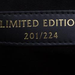 مملوكة مسبقًا Gucci Black Leather Large Limited Edition Lady Stirrup Top Handle Tote Bag