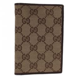Pre Owned محفظة غوتشي غوتشيسيما كانفاس بيج بطية مزدوجة