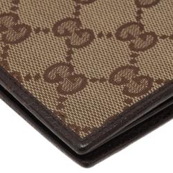 Pre Owned محفظة غوتشي غوتشيسيما كانفاس بيج بطية مزدوجة