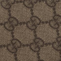 Pre Owned Gucci Beige Guccissima Supreme Canvas Zip Around Wallet