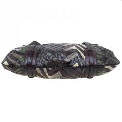 Pre Owned حقيبة يد هوبو غوتشي الذكرى السنوية 85 نسخة محدودة جلد ثعبان متعددة الألوان