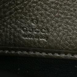 Pre Owned محفظة غوتشي كونتينيتال كانفاس GG بيج وجلد بشراشيب بسحاب محيط 