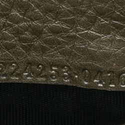 Pre Owned محفظة غوتشي كونتينيتال كانفاس GG بيج وجلد بشراشيب بسحاب محيط 