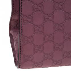 مملوكة مسبقًا Gucci Pink Guccissima Leather Large Emily Chain Shoulder Bag