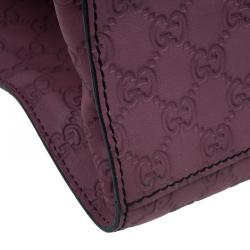 مملوكة مسبقًا Gucci Pink Guccissima Leather Large Emily Chain Shoulder Bag