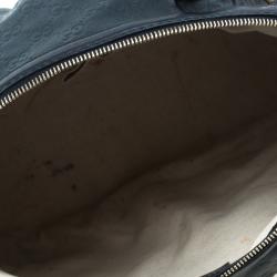Pre Owned Gucci Black Guccissima Leather Medium Sukey Top Handle Bag