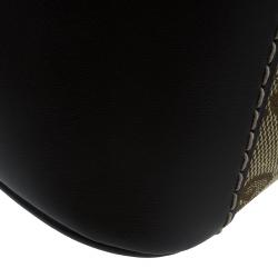 Pre Owned Gucci Beige/Brown GG Canvas Small Mayfair Bow Shoulder Bag