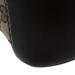 Pre Owned Gucci Beige/Brown GG Canvas Small Mayfair Bow Shoulder Bag