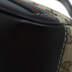 Pre Owned Gucci Beige/Brown GG Canvas Small Mayfair Bow Shoulder Bag