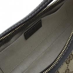 Pre Owned Gucci Beige/Brown GG Canvas Small Mayfair Bow Shoulder Bag