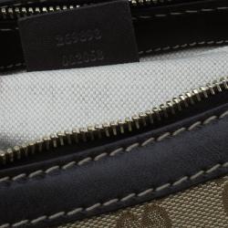 Pre Owned Gucci Beige/Brown GG Canvas Small Mayfair Bow Shoulder Bag