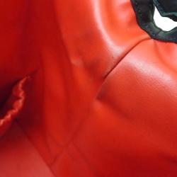 مملوكة مسبقًا حقيبة يد بوسطن غوتشي ويب جلد عجل سوداء