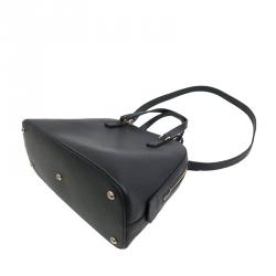 مملوكة مسبقًا Gucci Black Calfskin Leather Tote with Shoulder Strap