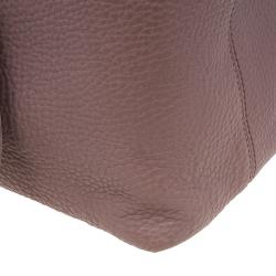 Pre Owned Gucci Fuchsia Pebbled Leather Medium Soho Tote