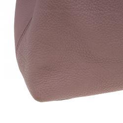 Pre Owned Gucci Fuchsia Pebbled Leather Medium Soho Tote