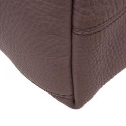 Pre Owned Gucci Fuchsia Pebbled Leather Medium Soho Tote