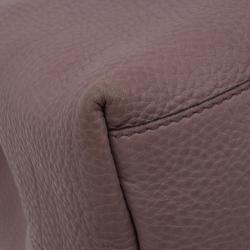 Pre Owned Gucci Fuchsia Pebbled Leather Medium Soho Tote