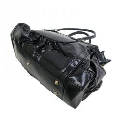 مملوكة مسبقًا حقيبة غوتشي لارج كوين جلد ديالوكس أسود