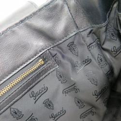 مملوكة مسبقًا حقيبة غوتشي لارج كوين جلد ديالوكس أسود