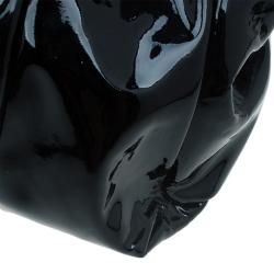 مملوكة مسبقًا Gucci Black Patent Leather Hysteria Top Handle Bag