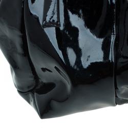 مملوكة مسبقًا Gucci Black Patent Leather Hysteria Top Handle Bag