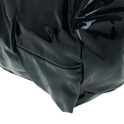 مملوكة مسبقًا Gucci Black Patent Leather Hysteria Top Handle Bag