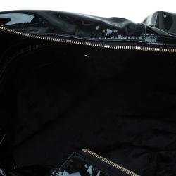 مملوكة مسبقًا Gucci Black Patent Leather Hysteria Top Handle Bag