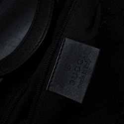 مملوكة مسبقًا حقيبة كتف غوتشي آبي كانفاس GG أسود صغيرة