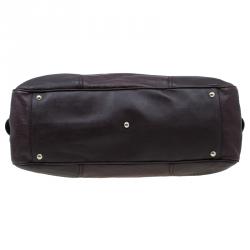 مملوكة مسبقًا Gucci Dark Brown Guccissima Leather Large Princy Boston Bag