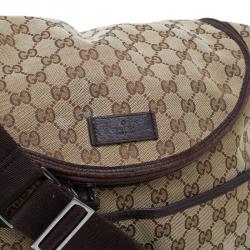 Gucci Beige/Ebony GG Canvas Diaper Bag