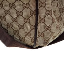 Gucci Beige/Ebony GG Canvas Diaper Bag