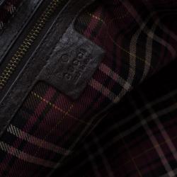 Pre Owned حقيبة يد غوتشي بوبوسكا هارت كانفاس مقوى كريستال GG بيج/بني داكن كبيرة