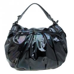 مملوكة مسبقًا Gucci Multicolor Patent Leather Medium Icon Bit Shoulder Bag
