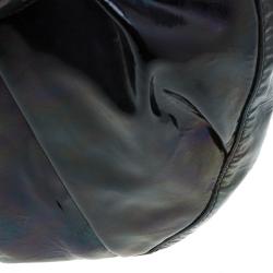 مملوكة مسبقًا Gucci Multicolor Patent Leather Medium Icon Bit Shoulder Bag