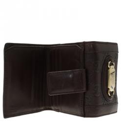 Gucci Brown Guccissima Leather French Wallet