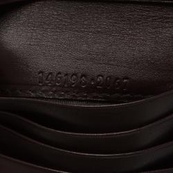 Gucci Brown Guccissima Leather French Wallet