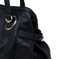 مملوكة مسبقًا حقيبة يد غوتشي فول مون جلد غوتشيسيما أسود