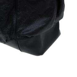 مملوكة مسبقًا حقيبة يد غوتشي فول مون جلد غوتشيسيما أسود