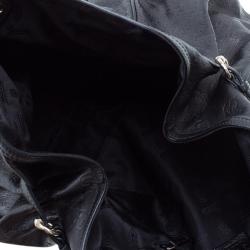 مملوكة مسبقًا حقيبة يد غوتشي فول مون جلد غوتشيسيما أسود