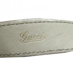 Pre Owned حقيبة هوبو غوتشي جاكي اوو بوفير جلد ثعبان بيج