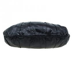 مملوكة مسبقًا Gucci Black Leather Large Hysteria Hobo