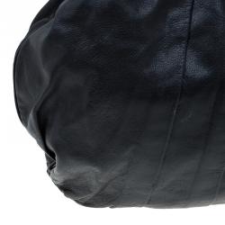 مملوكة مسبقًا Gucci Black Leather Large Hysteria Hobo