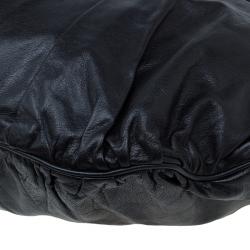 مملوكة مسبقًا Gucci Black Leather Large Hysteria Hobo