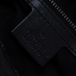 مملوكة مسبقًا Gucci Black Leather Large Hysteria Hobo